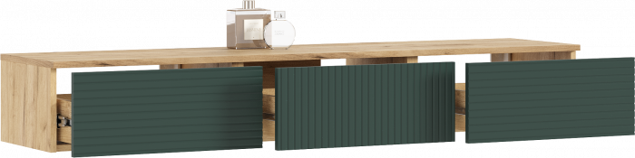 Флэш Полка косметическая (Браш Мени Грин, Дуб Крафт)