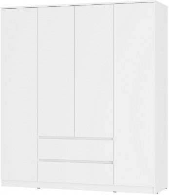 Шкаф для одежды и белья Симпл ШК-13, белый