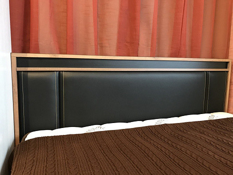 Кровать с ортопедическим основанием (металл) Натуре 306 Люкс 180х200, крафт