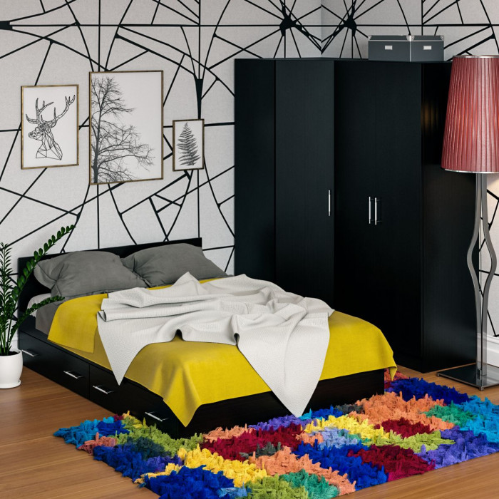 Спальня Стандарт 2-1400Я, венге