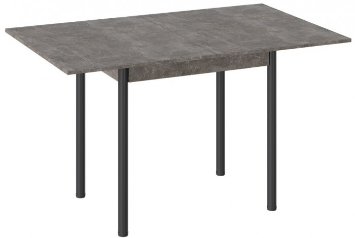 Родос Тип 2 стол с опорой d40 (Белый муар/Белый)