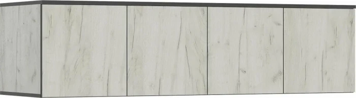 Норд Композиция Шкафов (прямые + угловые), Дуб крафт белый/Дуб крафт белый