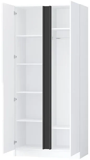 Гермес Шкаф 1000, Белый древесный