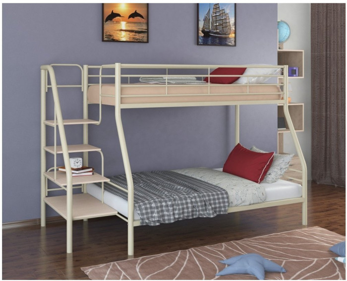 Двухъярусная кровать Толедо-1 (Серый)