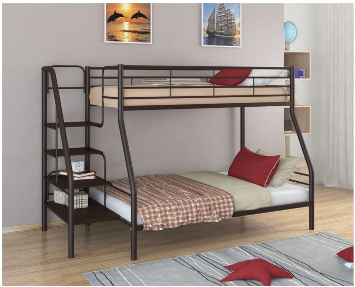 Двухъярусная кровать Толедо-1 (Серый)