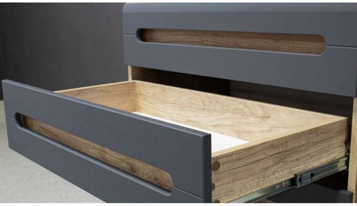 Тумба для обуви Наоми ТБ-18, графит