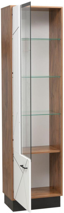 Шкаф-пенал Гамма 54.01 Левый Таксония/Белый