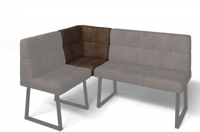 Кухонный диван Реал МУ 590 Коньяк/Черный муар