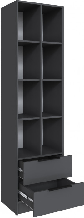 Шкаф Мадрид (0,5), Графит серый