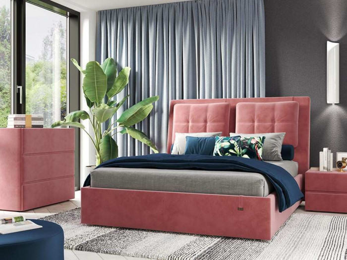 Кровать Ester 1600 модель 311 Ультра коралл