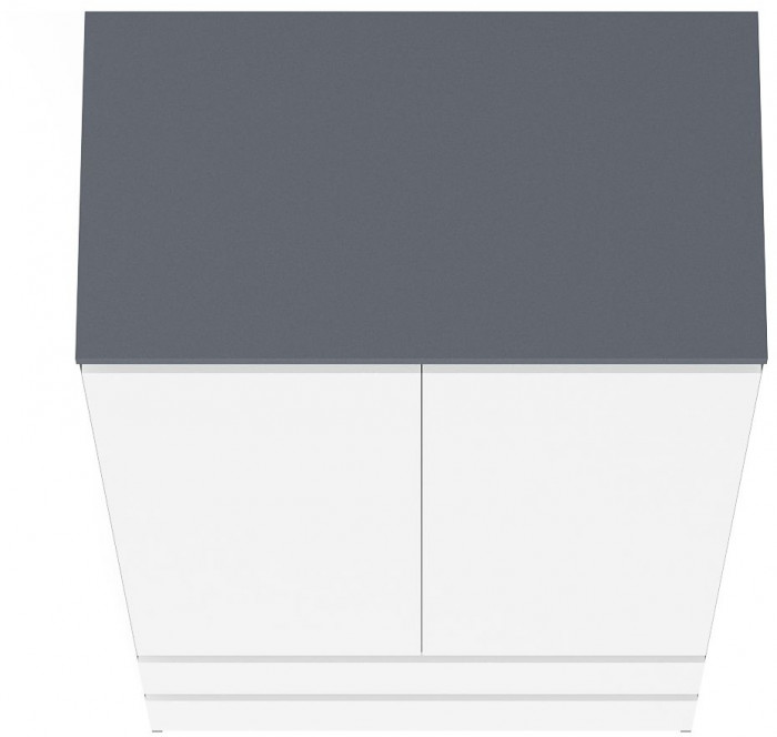 Мори Шкаф МШ900.1, графит/белый