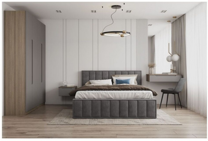 Кровать Лана 140, Зеленый софт