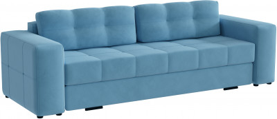 Диван раскладной Верден, светло-голубой