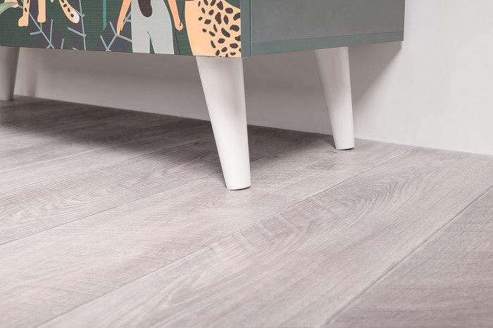 Либера Комод-тумба 16.230.01 + Либера Комод-тумба 16.230.01, цвет пасифай/белый, ШхГхВ 230,6х42,6х92,3 см., фасады с рисунком Тропический лес