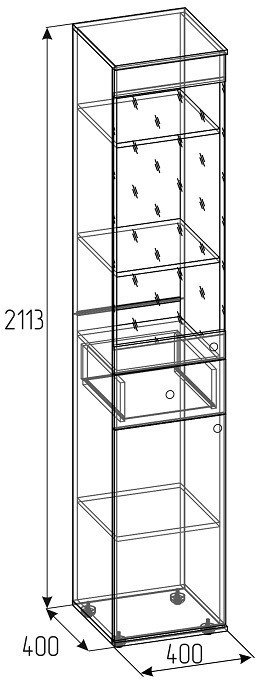 Шкаф МЦН Лойс 82