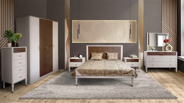 Тумба прикроватная "Тиволи" - Латте (лак)