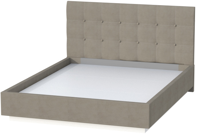 Кровать "Квадрат" арт.004 с настилом ЛДСП, 160х200 - Alysia 005