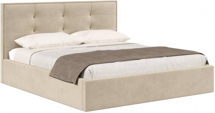 Кровать с подъёмным механизмом 1800 Римини, бежевый 729