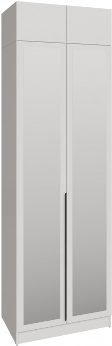 Шкаф Мадрид, композиция 16, Белый/Ателье светлое
