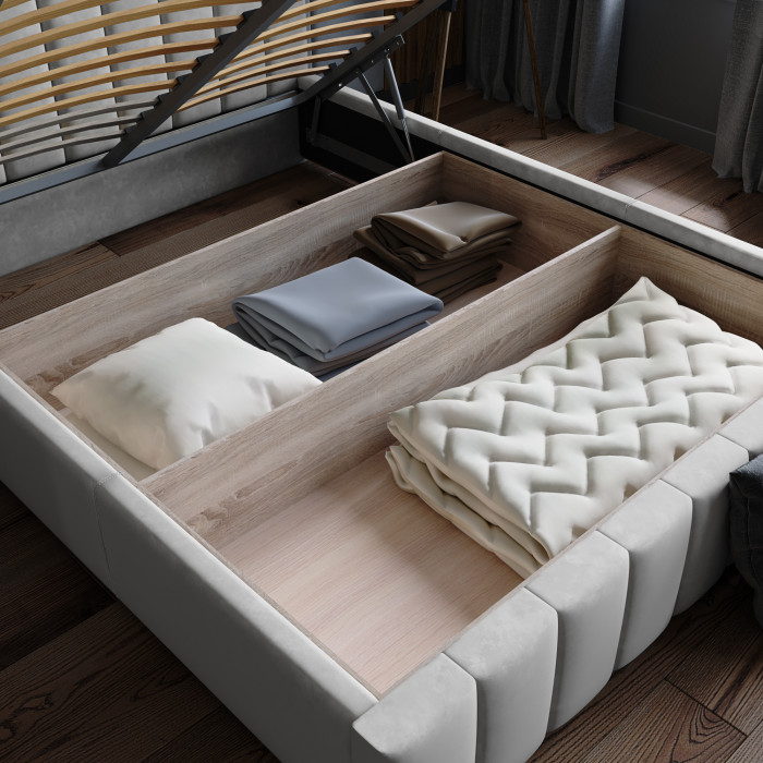 Нега Кровать интерьерная 900 коричневый, ПМ