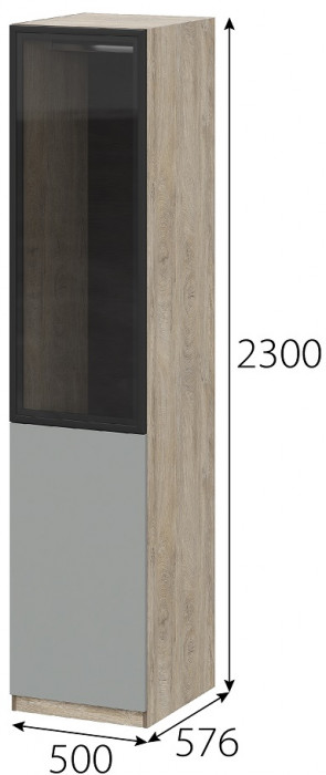 Шкаф со стеклом Этна 50