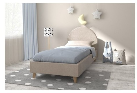 Кровать 0,8 арт.014 (Серый/Дуб Вотан)