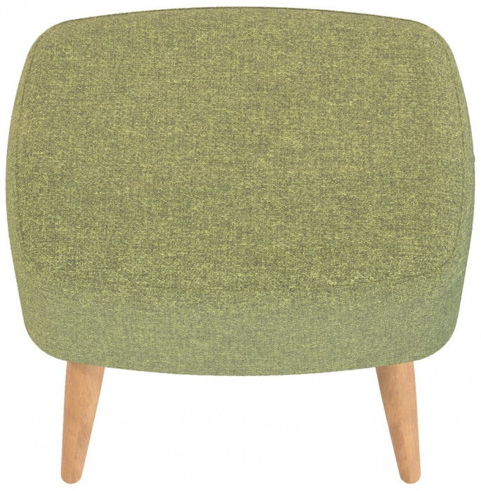 Банкетка 6-5135ТКШзел Полли, ткань зелёная