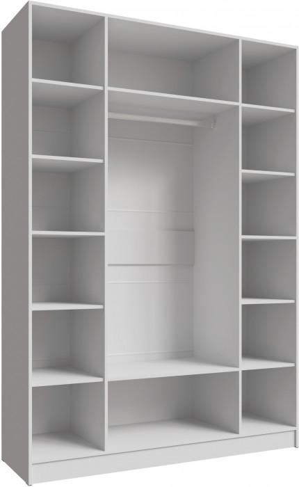 Шкаф Мадрид, композиция 18, Белый/Ателье светлое