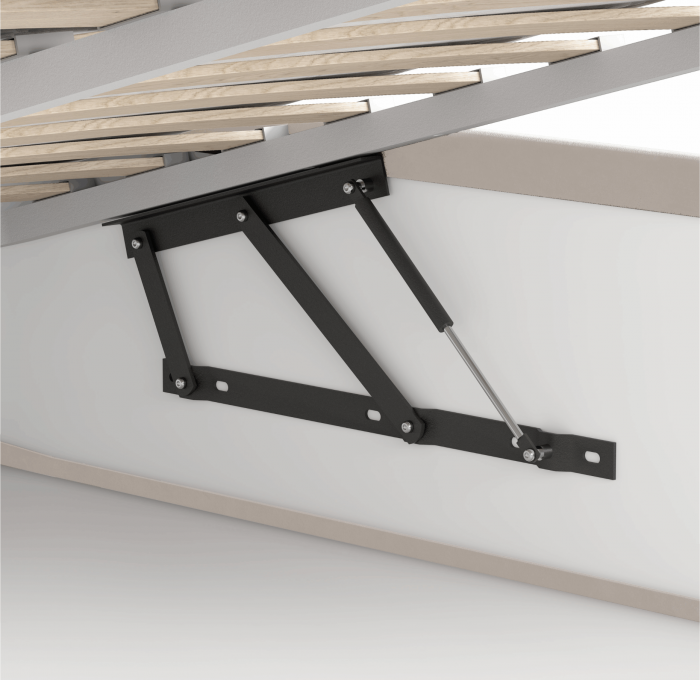 Кровать 120 с подъемным механизмом КРП-430-М-12, Микровелюр Zeekr-11