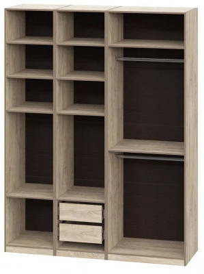 Шкаф без фасадов Этна 1.75 м. Комплект 5