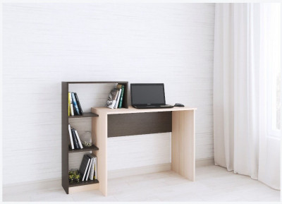 Компьютерный стол Квартет-2 венге/дуб молочный