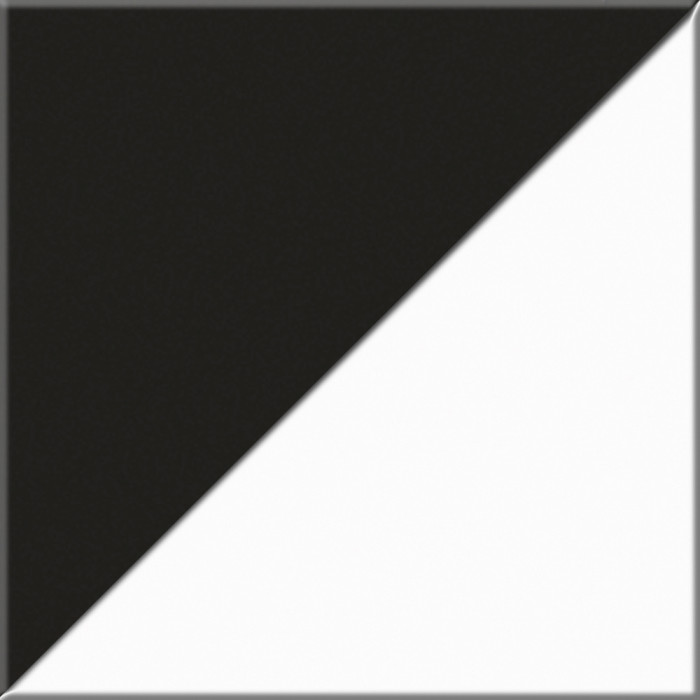 Сидней Комплектация № 061, корпус: белый/чёрный/фасады: МДФ белый глянец