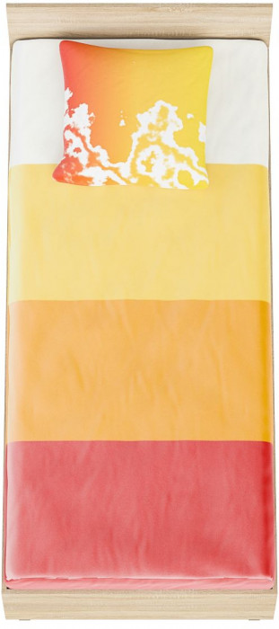 Мори Кровать 0900, цвет дуб сонома, ШхГхВ 93,5х203,5х70 см., сп.м. 900х2000 мм., без матраса, основание есть