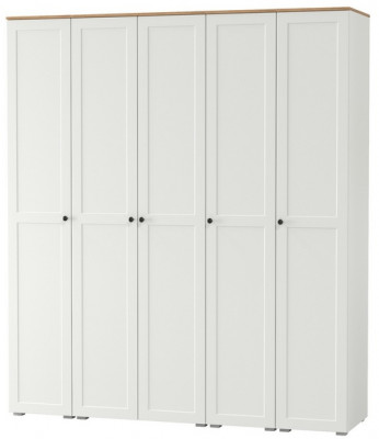 Остин Набор шкафов 03, белый шагрень/дуб крафт золотой