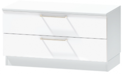 Тумба-5 прикроватная напольная "Иннэс-7", Белый