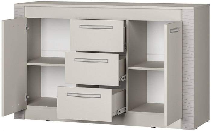 Комод "Монако" КМ-14 кашемир/МФ03