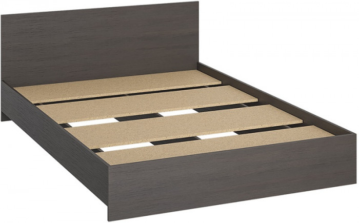 Кровать 140х200 с основанием ДСП Ронда КР-140, венге