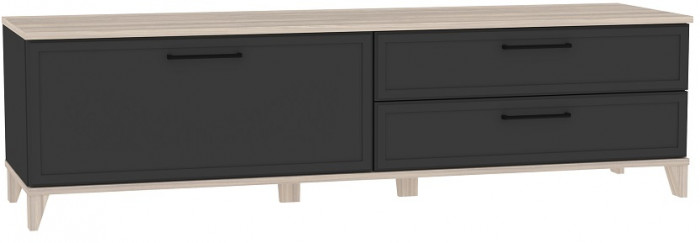 Тумба под телевизор Аурелио 3, антрацит