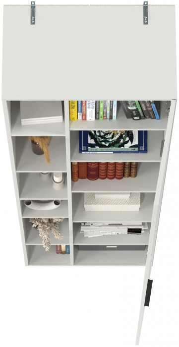 Эйр Гостиная 16.324.02 Шкаф, белый шагрень