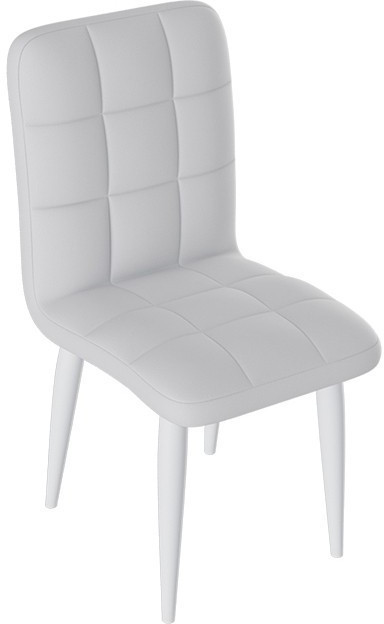 Франк ДП 2-17 Стул (конус) (Графит/Кожзам Бежевый)