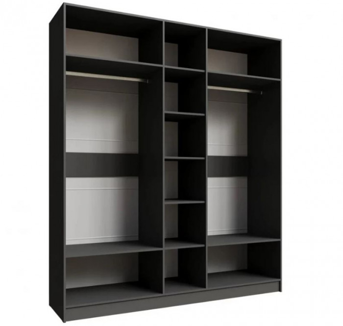 Шкаф Мадрид (2,0) без зеркала графит серый