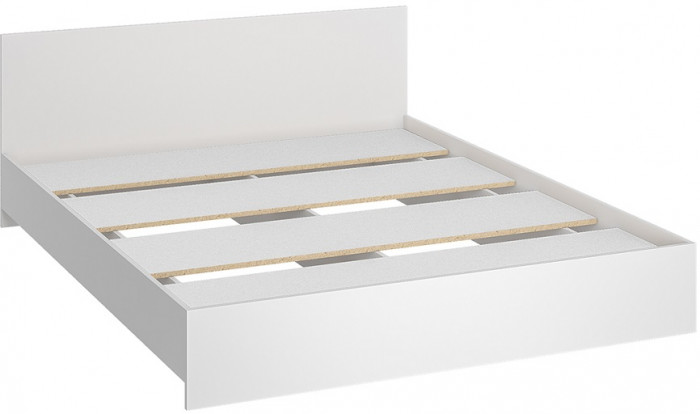 Кровать 160х200 с основанием ЛДСП Ронда КР-160, белый