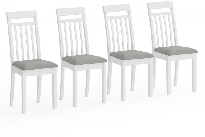 Четыре стула Мебель--24 Гольф-11 разборных, белый