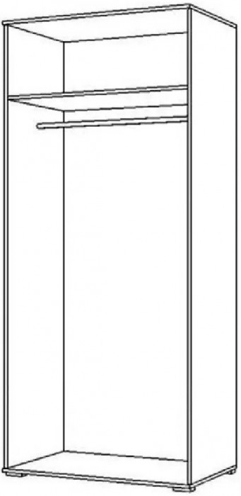 Модульная гостиная Виста (Дуб крафт/ Белый Глянец)