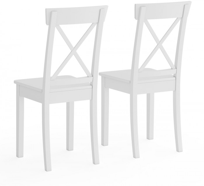 Два стула Мебель--24 Гольф-14 разборных, белый