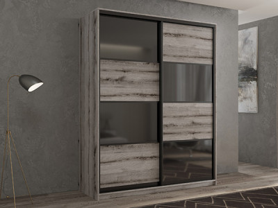 Шкаф-купе Кааппи 13 Эвок Окаменелый 160х60х230 см