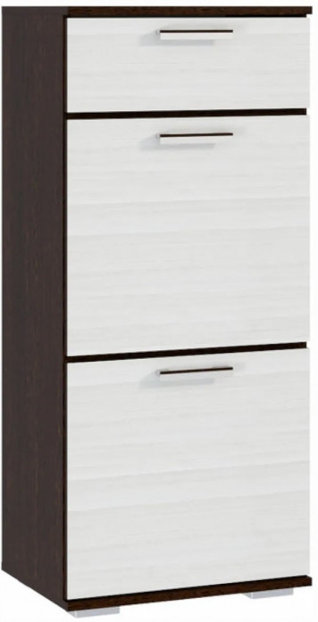 Модульная угловая прихожая Ника (композиция 2), венге / лоредо (Венге / лоредо)