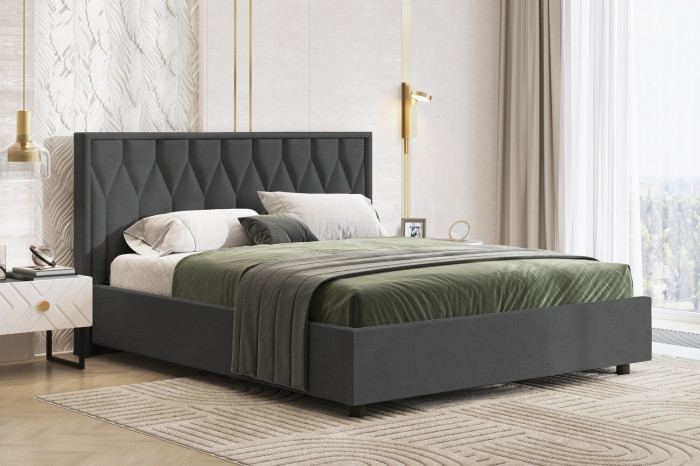 Кровать-10М с подъёмным основанием 1400 графит