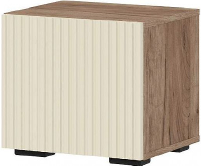 СОНАТА ТБ 01 Тумба прикроватная (400х365х340) Фасад МДФ МОНО КЕРАМИКА/Корпус ДУБ КРАФТ ТАБАЧНЫЙ