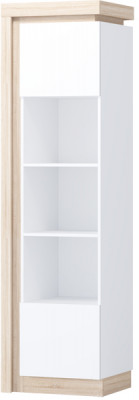 Астра Пенал №1, Белый глянец/Сонома